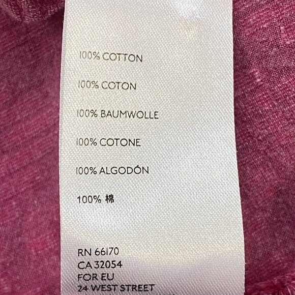 Antrhopologie MAEVE Women Classic Shirt SZ S Pink Long Sleeve Button Down 39-13 - Picture 12 of 13